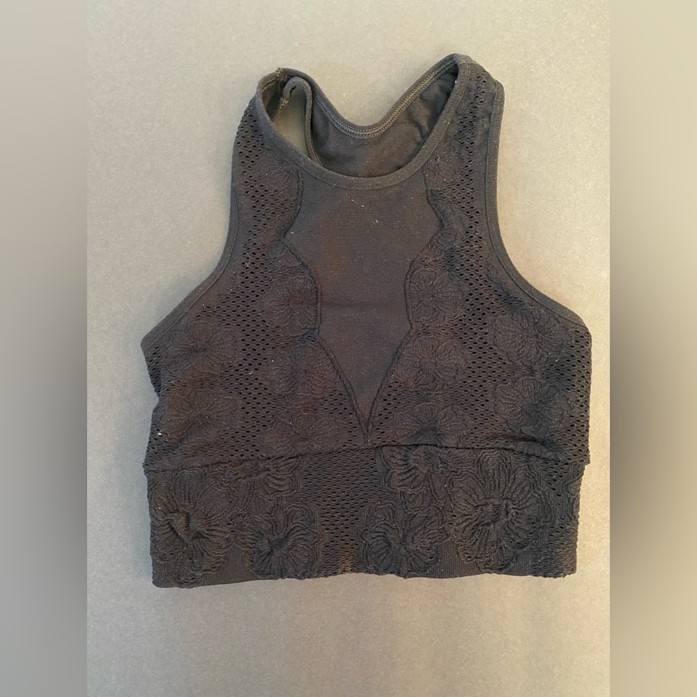 FP Movement Every Single Time Floral Bra NWOT Black XS/S - Picture 6 of 11